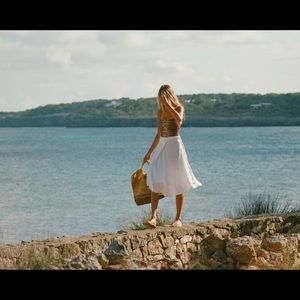 Vitamin A Lana Linen Wrap Skirt